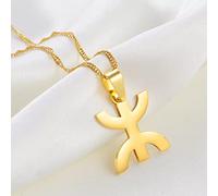 Collier Pendentif Bijoux Afrique Berbères Symbole Pendentif Colliers Africain Berbère Kabyle Style Amazigh Bijoux Fête des mères Noël Festivals Un Cadeau.