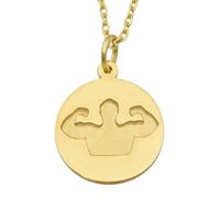 Collier pendentif bodybuilder en argent sterling 925 doré | LK_NLC_01793 | Pendentif envergure d'aile breloque insecte moderne cadeau pour jardinier nature avec chaîne de 45 cm en argent