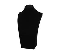 Collier Pendentif Chaîne Bijoux Buste Mannequin 20cm Noir