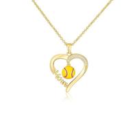 Collier Pendentif Chaîne Homme Femme Bijoux Baseball Football Softball Cadeau Collier Pendentif Homme Femme Fête Géométrique Mariage Punk, adjustable, Acrylique