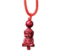 Collier pendentif cinabre violet bouddha guanyin argent sac gourde harmonie serrure feng shui richesse spirituelle amulette contre le mal chakra pendentif réglable cadeau porte-bonheur for hommes femm