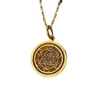 Collier pendentif cube de Métatron en argent sterling 925 | LK_NLC_01092 | Pendentif représentant un tzu terrier un lhasa apso ou un maltipoo symbole de fierté animale avec une chaîne de 45 cm.