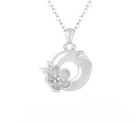 Collier Pendentif En Argent pour Femme Argent Sterling 925 Collier D'Anniversaire avec Pendentif Représentant Douze Divinités Florales pour Épouse Mère Petite Amie Fille Amie - Coffret Cadeau -