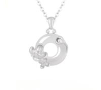 Collier Pendentif En Argent pour Femme Collier D'Anniversaire En Argent Sterling 925 avec Pendentif Représentant Douze Divinités Florales pour Épouse Mère Petite Amie Fille Amie - Coffret Cadeau