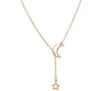 Collier pendentif étoile de lune douce ton or pour fillesPratique et professionnelle