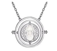 Collier Pendentif Harry Potter Hermione Sablier Amovible retourneur de temps argenté