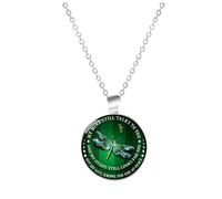 - Collier Pendentif Heureux Collier Bijoux Collier Pendentif Simple Collier Compatible avec Pendentif Support Moto, Métal, No Gemstone