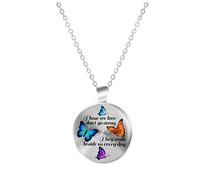- Collier Pendentif Heureux Collier Bijoux Collier Pendentif Simple Collier Compatible avec Pendentif Support Moto, Métal, No Gemstone