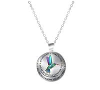 - Collier Pendentif Heureux Collier Bijoux Collier Pendentif Simple Collier Compatible avec Pendentif Support Moto, Métal, No Gemstone