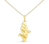 Collier - Pendentif Ile de la Martinique Or 750/1000 - Chaine Dorée