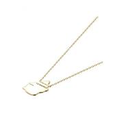 Collier pendentif Ile Maurice plaqué or 750/000 garanti sans nickel