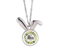 Collier pendentif lapin illustration Italie Bijoux Cadeau
