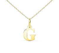 Collier - Pendentif Lettre "G" Or 750/1000 - Chaine Dorée