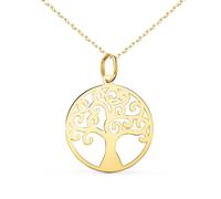 Collier - Pendentif Or 18 Carats 750-000 Arbre de Vie - Chaine Dorée - Femme - L'ATELIER D'AZUR