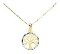 Collier - Pendentif Or 18 Carats 750/000 Bicolore Arbre de Vie - L'ATELIER D'AZUR - Femme - 1.25cm - Doré