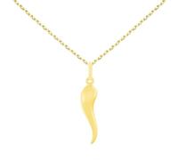 Collier - Pendentif Or Jaune Corne d'Abondance - Chaîne Dorée Offerte