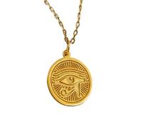 Collier pendentif pissenlit en argent sterling 925 doré | LK_NLC_01537 | Un bijou délicat et raffiné symbole ohm simple idéal au quotidien à offrir à une femme. Chaîne de 45 cm en argent.