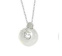Collier Pendentif pour Femme Ou Fille En Argent Sterling 925 Représentant Les Douze Divinités Florales Gardiennes. Magnifique Pendentif Ping An Kou Cadeau D'Anniversaire Idéal pour Femme Ou Fille