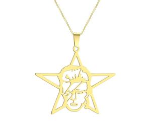 Collier Pendentif Ziggy Stardust Logo Signe Symbole