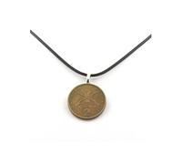 Collier pièce de Grèce 2 drachmai Karaiskakis - A Bijoux