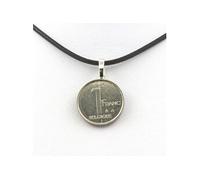 Collier pièce de monnaie Belgique 1 franc - Albert II - A Bijoux