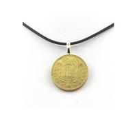 Collier pièce de monnaie Espagne 1 peseta Juan Carlos I - A Bijoux