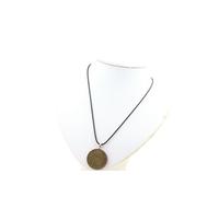 Collier pièce de monnaie Espagne 50 pesetas Franco - A Bijoux