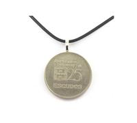 Collier pièce de monnaie Portugal 25 escudos - A Bijoux