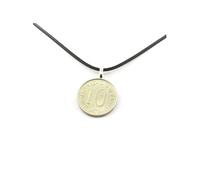 Collier pièce de monnaie Yougoslavie 10 dinars - A Bijoux