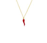 Collier piment coloré jaune rouge vert bleu rose émail pendentif mode or couleur chaînes colliers pour femmes bijoux, taille unique, Argent