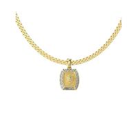 Collier plaqué or avec pendentif lion Lion King JUMN05008JWYGT/U