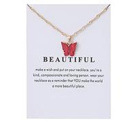 Collier plastron bohème en métal émaillé animal tendance rêve bijoux transparents pendentifs 3 colliers (Q-a, taille unique)