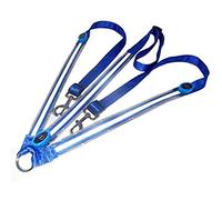 Collier plastron de cheval, haute visibilité lumineuse, sangle de poitrine de cheval de sécurité dans l'équipement de nuit, harnais de cheval LED (bleu)