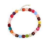 Collier plastron en résine fabriqué à la main, design unique, idéal pour les fêtes, les voyages, le quotidien, collier chaîne réglable, One Size, Comme décrit, Comme décrit.