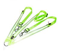Collier plastron pour cheval - Haute visibilité - Lumineux - Sécurité de nuit - Harnais LED pour cheval - Vert