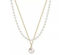 Collier Pop Super Belle Perle Double Collier De Luxe Perle Pendentif Mode Femmes Collier Cadeau De Fête Bijoux