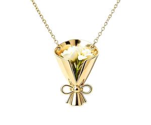 Collier Porte-Fleur - Accessoires De Mode Élégants En Métal | Collier Mini Vase Pour Le Jour De La Remise Des Diplômes,Pour Femmes Filles Mère Mariée Cérémonie De Mariage Soirée Anniversaire Rendez-Vo