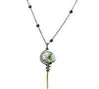 Collier porte-fleurs sauvages, mini-vase floral à porter à créer soi-même, bijou botanique à porter pour les amoureux de la nature, un collier unique - chaque fleur raconte une histoire (1pcs)