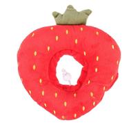 Collier Post-opératoire Chat Anti-Morsure Rouge en Lint, Forme Fruit | Léger, Ne Gêne Pas la Vue, Empêche le Léchage Morsure, pour Période de Récupération