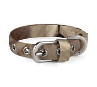 Collier pour animal de compagnie, imprimé lion africain et lionne élégant, accessoire tendance pour animal de compagnie, collier réglable pour animal de compagnie, collier léger pour animal de