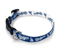 Collier pour animal domestique Wincraft Los Angeles Dodgers - Bleu Nylon 35.6 cm à 50.8 cm - Design double face éclatant