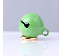 Collier pour animaux de compagnie Bell Iron Rond One -Pièce Pendentif Accessoires avec porte-clés pour chats et chiens Vert