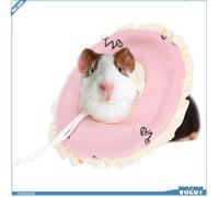 Collier pour animaux de compagnie - V GEBY - Cochon d'Inde - Rose - Taille L - Confortable et ajustable