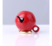 Collier pour animaux domestiques Bell Iron Rond One -Pièce Pendentif Accessoires avec porte-clés pour chats et chiens