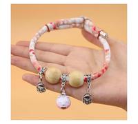 Collier pour Animaux Lucky Cedar-Bead, Collier Mignon pour Chat, Collier personnalisé pour Chien et Chat avec Pendentif Porte-Bonheur, Confortable et Ajustable (A,XS)