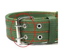 Collier pour bétail avec longueur réglable en toile souple pour une manipulation sûre des chevaux, moutons et bovins (collier de vache moyen)