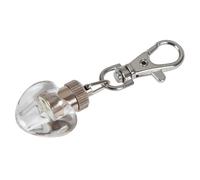 Collier pour bovins pendentif LED mousqueton cœur Kerbl Maxi Safe Argenté 2,5x3 cm