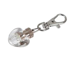 Collier pour bovins pendentif LED mousqueton cœur Kerbl Maxi Safe Argenté 2,5x3 cm