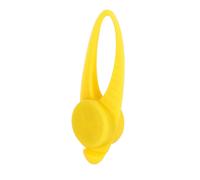 Collier pour bovins pendentif LED silicone Kerbl Maxi Safe Jaune 8x3 cm
