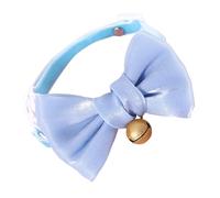 Collier Pour Chat Avec Cloche Et Noeud,Collier Pour Chat Avec Cloche Et Noeud Papillon | Collier de chat coupé en velours | Collier de sécurité réglable pour chats et chatons, collier au Design élé an